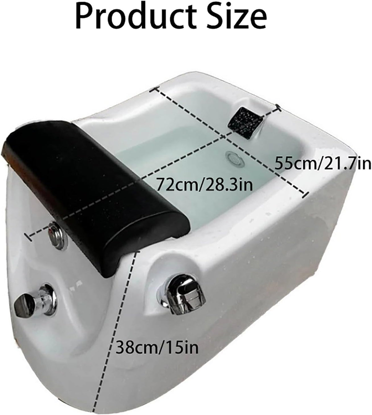 Portable Acrylic Foot Spa Bathtub – Home Pedicure & Relaxation Spa