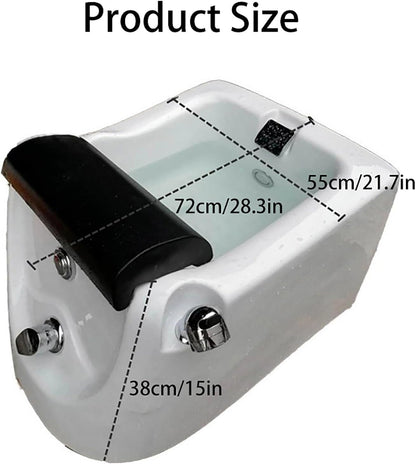 Portable Acrylic Foot Spa Bathtub – Home Pedicure & Relaxation Spa