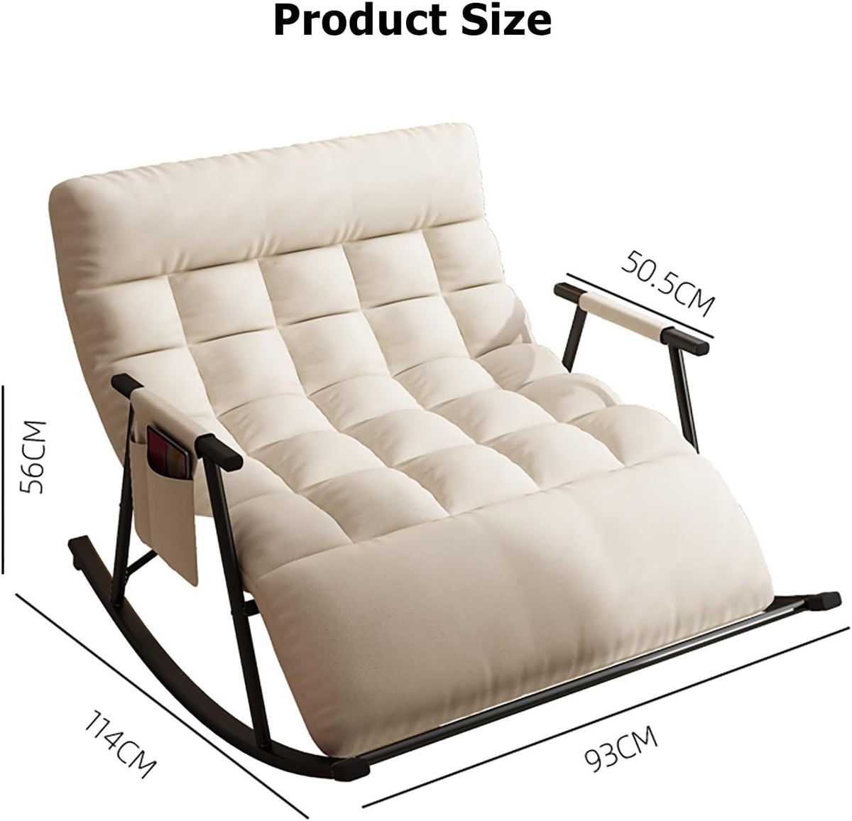 Adjustable Headrest Recliner Chair – Multi-Position Lounge Seating