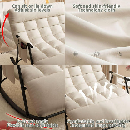 Adjustable Headrest Recliner Chair – Multi-Position Lounge Seating