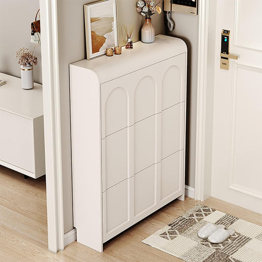 Tall Entryway Storage Cabinet – Multi-Compartment Home Organizer