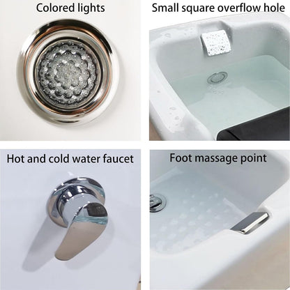 Portable Acrylic Foot Spa Bathtub – Home Pedicure & Relaxation Spa