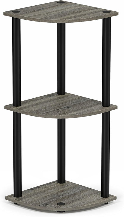 3-Tier Corner Display Shelf – Space-Saving Storage Rack