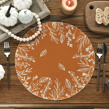Pumpkin & Eucalyptus Fall Table Runner – Thanksgiving Table Décor